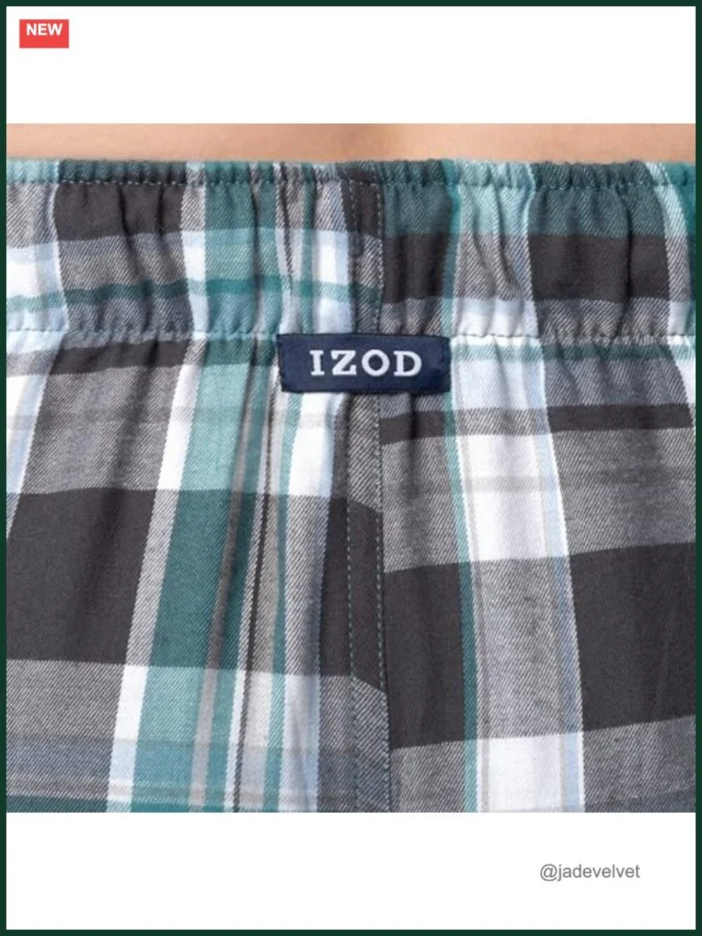 IZOD Men's Sleep Pant Pajama Bottom Poly-rayon Woven Relaxed Fit